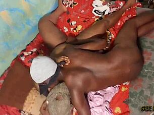 ebony bbw queen rides big black cock squirting wildly