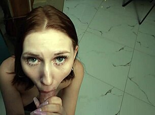 Redhead Student Moans in Deep Relaxing Fuck After Class!