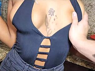 18yo latina amateur bends over for sensual anal creampie doggystyle pounding!