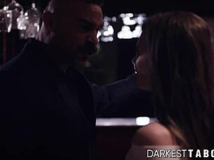 Kinky Brunette Lingerie Babe Rides Boss Cock Hard Cowgirl Pussy Fuck