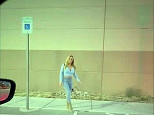 Big tit blonde slurps uber cock begs creampie ride 💦👅