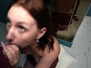 Redhead Student Moans in Deep Relaxing Fuck After Class!