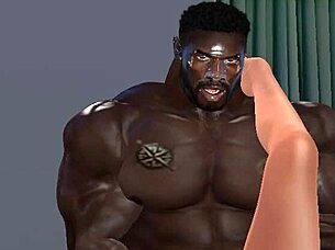 Huge Hunk's Massive Cock Stretches Wife