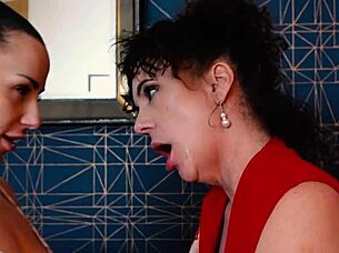 Stepmom, your sloppy kisses make me so wet...