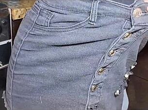 18yo latina amateur bends over for sensual anal creampie doggystyle pounding!