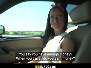 german petite tattooed girl pov car ride deal outdoor cowgirl bent missionary doggystyle cumshot natural tits