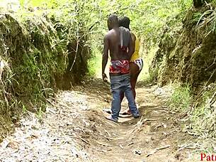 Curvy Ebony Begs Massive Outdoor Black Cock Creampie Adventure