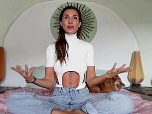 roxy fox explores foreskin against circumcised penises in detailed tutorial