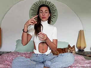 roxy fox explores foreskin against circumcised penises in detailed tutorial