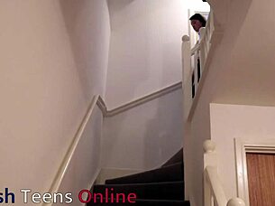 Naughty Student Spanked In Dripping Wet Lingerie