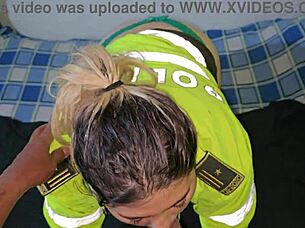 blonde latina cop sucks my cock wildly before drifting off to sleep