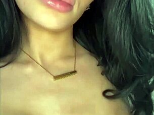 american coed student chills with solo webcam vibes