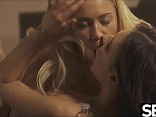 naked lesbians massage licking slick pussies to intense orgasms