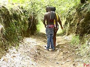 Curvy Ebony Begs Massive Outdoor Black Cock Creampie Adventure