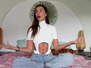 roxy fox explores foreskin against circumcised penises in detailed tutorial