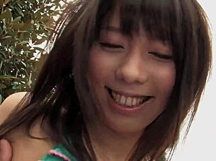 poolside maho sawai hairy pussy takes deep creampie pounding