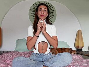 roxy fox explores foreskin against circumcised penises in detailed tutorial