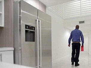 ladyboy slut's big ass smashed in garage anal contest