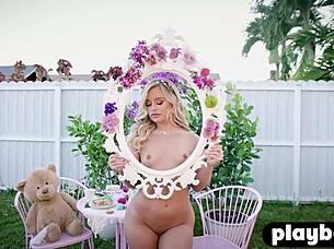 Who wouldn't crave this big ass milf outdoors?