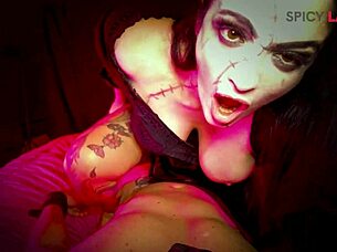 delores sucks your cock dry then rides for massive cumshot pov