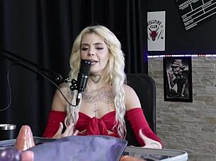 i explain perfect anal sex demo my blowjob and moan as it fills my ass kyra sheer red