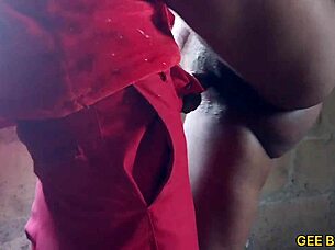 Watch sexy african ebony couple hardcore fuck for christmas