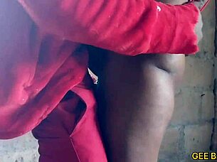 Watch sexy african ebony couple hardcore fuck for christmas