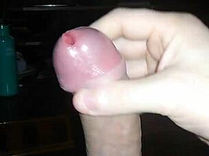 he jerks off to steamy transsexual clips