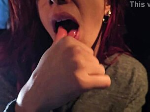 bookstore latina rips off my condom for creampie ride 🚗💦
