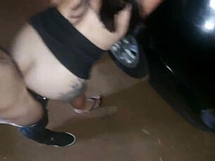 Hotwife Craves BBC So We Hit Dogging for Wild Public Bareback Orgy!