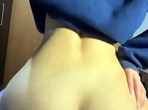 Amateur Coed Masters Passionate Reverse Cowgirl Ride