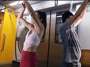 Stranger Rubs Student Ass Publicly From Behind