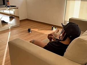 stepmom catches masturbation steals virginity with creampie