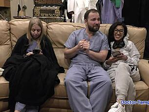 fuck yeah! dr tampa owns jasmine rose's cheerleader body!