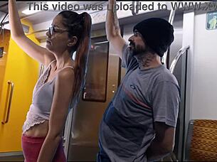 Stranger Rubs Student Ass Publicly From Behind