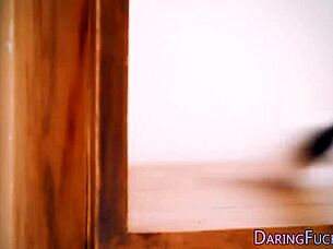 Classy Euro Stockings Babe Takes Group Facial in Heels Outdoors