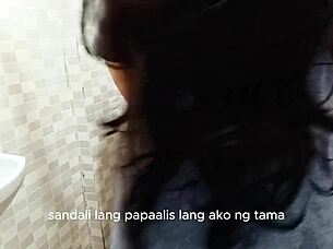 Best friend sneaks off party for bathroom quickie