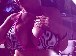 Dyanna Lauren's Massive Tits Cougar Milf Devours Big Cock POV