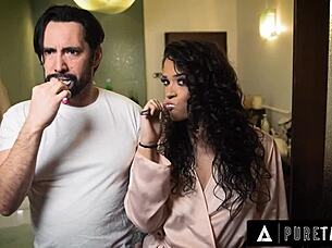 homeless voxxx tricks married stud into sloppy deepthroat blowbang