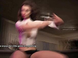 bimbo milf fake tits horny public sauna squirting