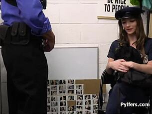 naughty office uniform babe bent over desk for doggystyle pounding