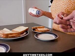 freeuse teens let big cock guy fuck them freely in kitchen