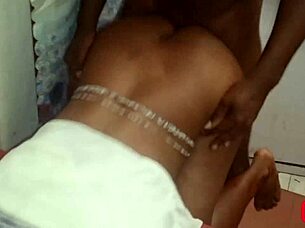 dripping tight pussy takes brutal doggystyle pounding