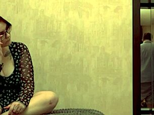 curvy student coed fucks wife's boyfriend while she watches quietly