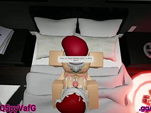 santa's helper milf rides monster cock for rough creampie cumshot