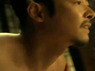 Korean babe kisses slave in steamy bdsm scene 💋🔥