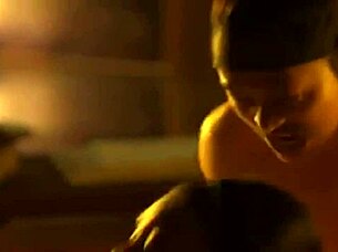 Korean babe kisses slave in steamy bdsm scene 💋🔥