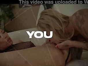 Blonde Leah Luv Worships Monster Cock Then Gets Wrecked