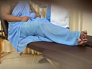 Hidden cam catches Indian doctor secretly fucking eager hospital patient hard