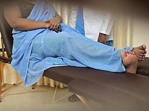 Hidden cam catches Indian doctor secretly fucking eager hospital patient hard